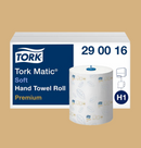 Aftørringsruller Tork H1 Premium  Matic Soft 2-lags - 6 ruller