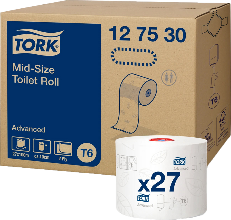 Tork Mid Size Advanced T6, 2-lags