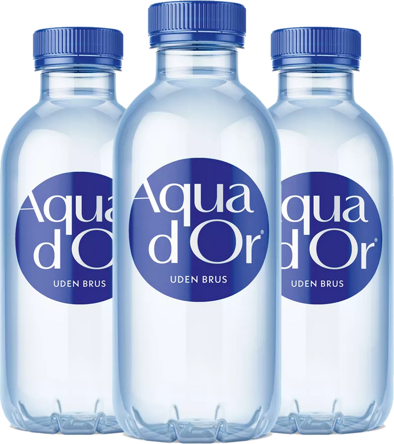 Aqua d'Or kildevand flasker 3